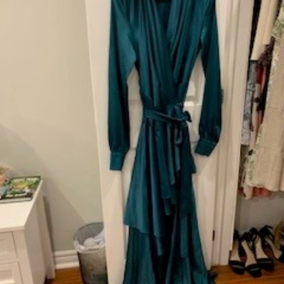 PatBO High Low Maxi Wrap Maxi Dress-NWT - Picture 8 of 9